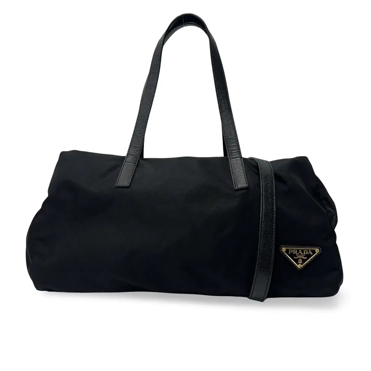 PRADA ブラック ナイロン ボストンバッグ ブランドレンタルのBrandCity / プラダ ナイロン 2WAY